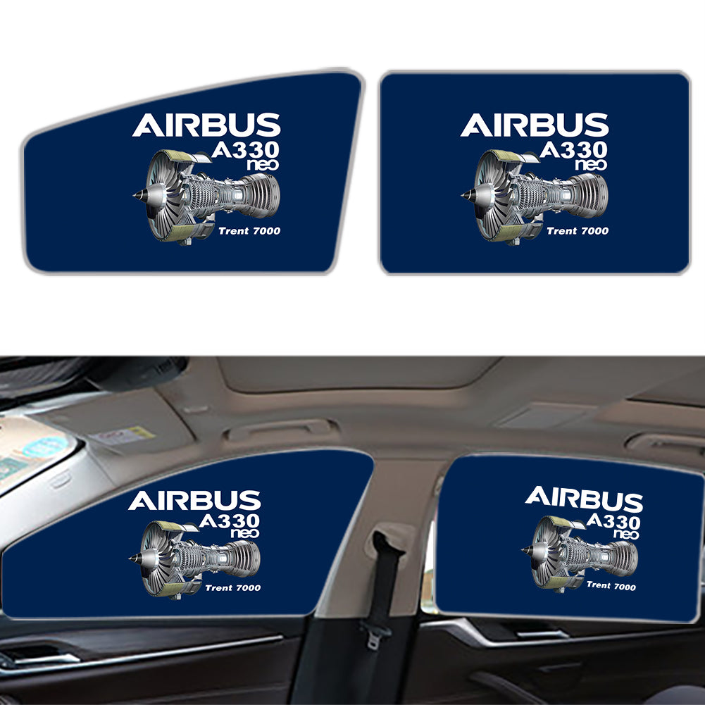 Airbus A330neo & Trent 7000 Designed Car Sun Shade (Side window)