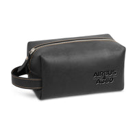 Thumbnail for Amazing Airbus A380 Designed Leather Clutch Toiletry Bag