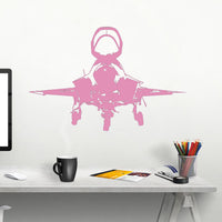 Thumbnail for Face to Face with Fighter Jet 35 Designed Wall Sticker