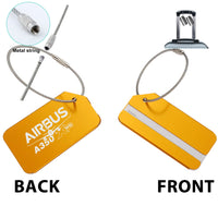 Thumbnail for Amazing Airbus A350 XWB Designed Fashion Metal Luggage Tags
