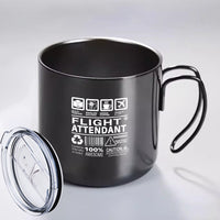 Thumbnail for Flight Attendant Label Designed Stainless Steel Portable Mugs