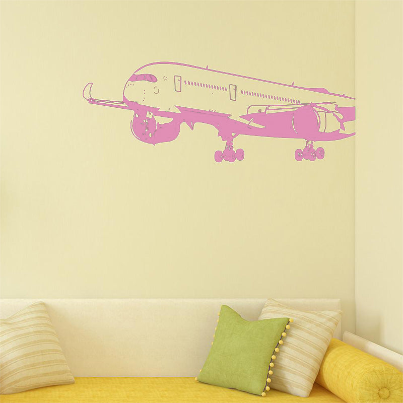 Airbus A350 Wall Sticker - view 4