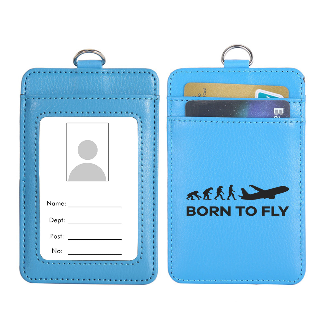 Born To Fly Designed ID Card Holder