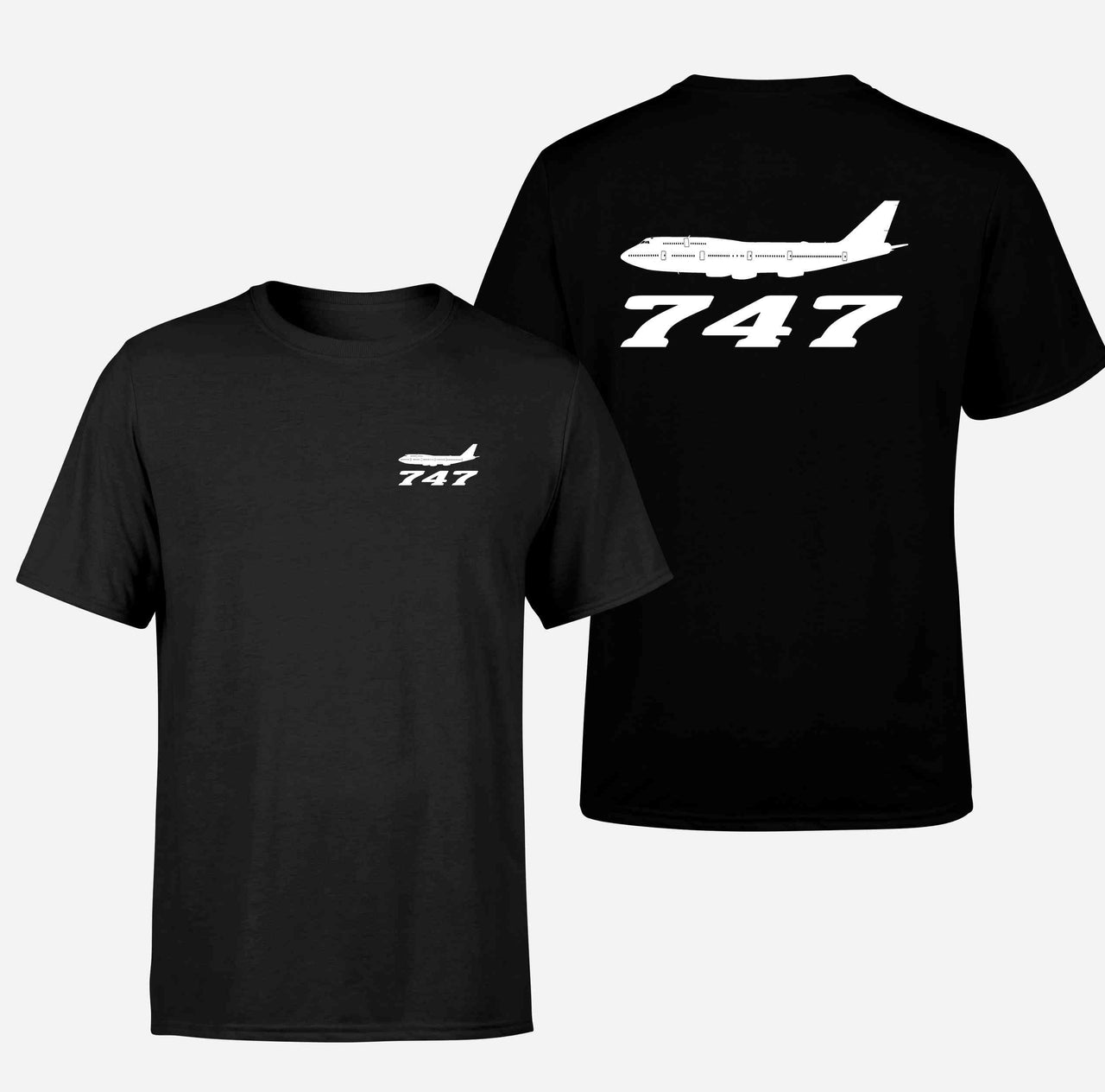 Boeing 747 - Queen of the Skies Designed Double-Side T-Shirts