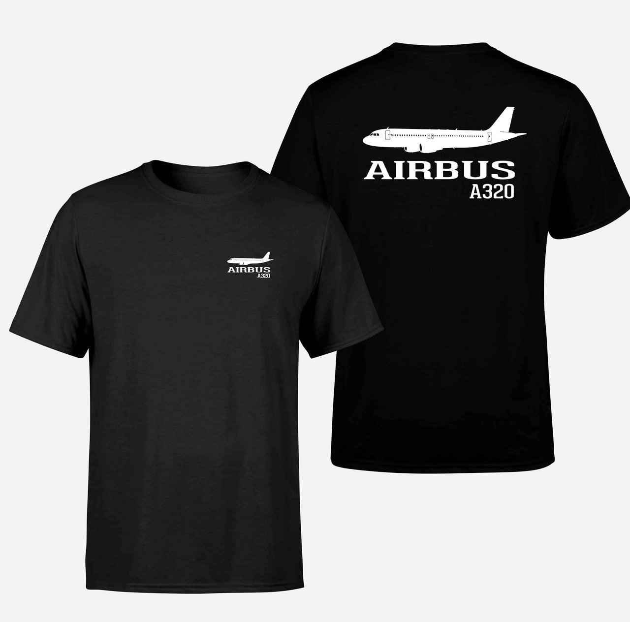 Airbus A320 Printed Double-Side T-Shirts