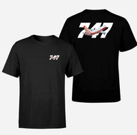 Thumbnail for Super Boeing 747 Intercontinental Designed Double-Side T-Shirts