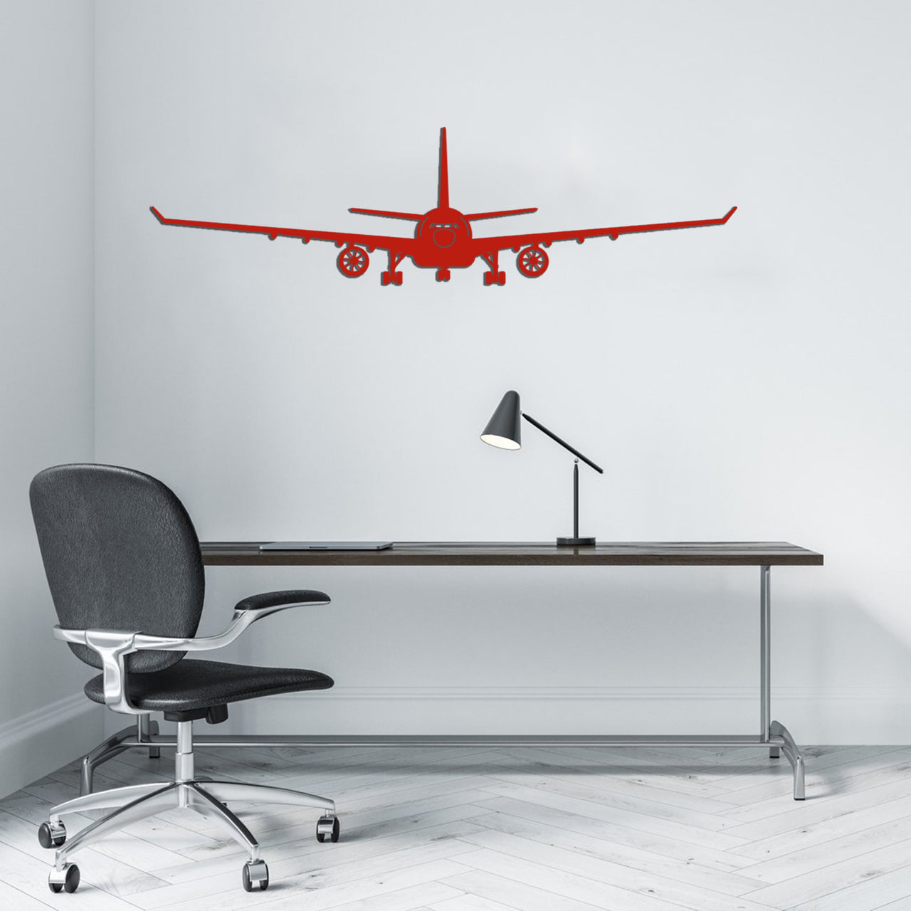 Airbus A330 Silhouette Designed Wall Metal Signs
