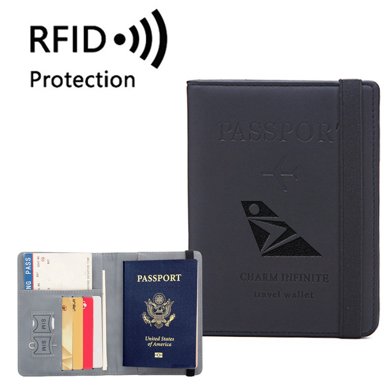 South African Airways Designed Passport Cover Travel Wallet Passport Holder