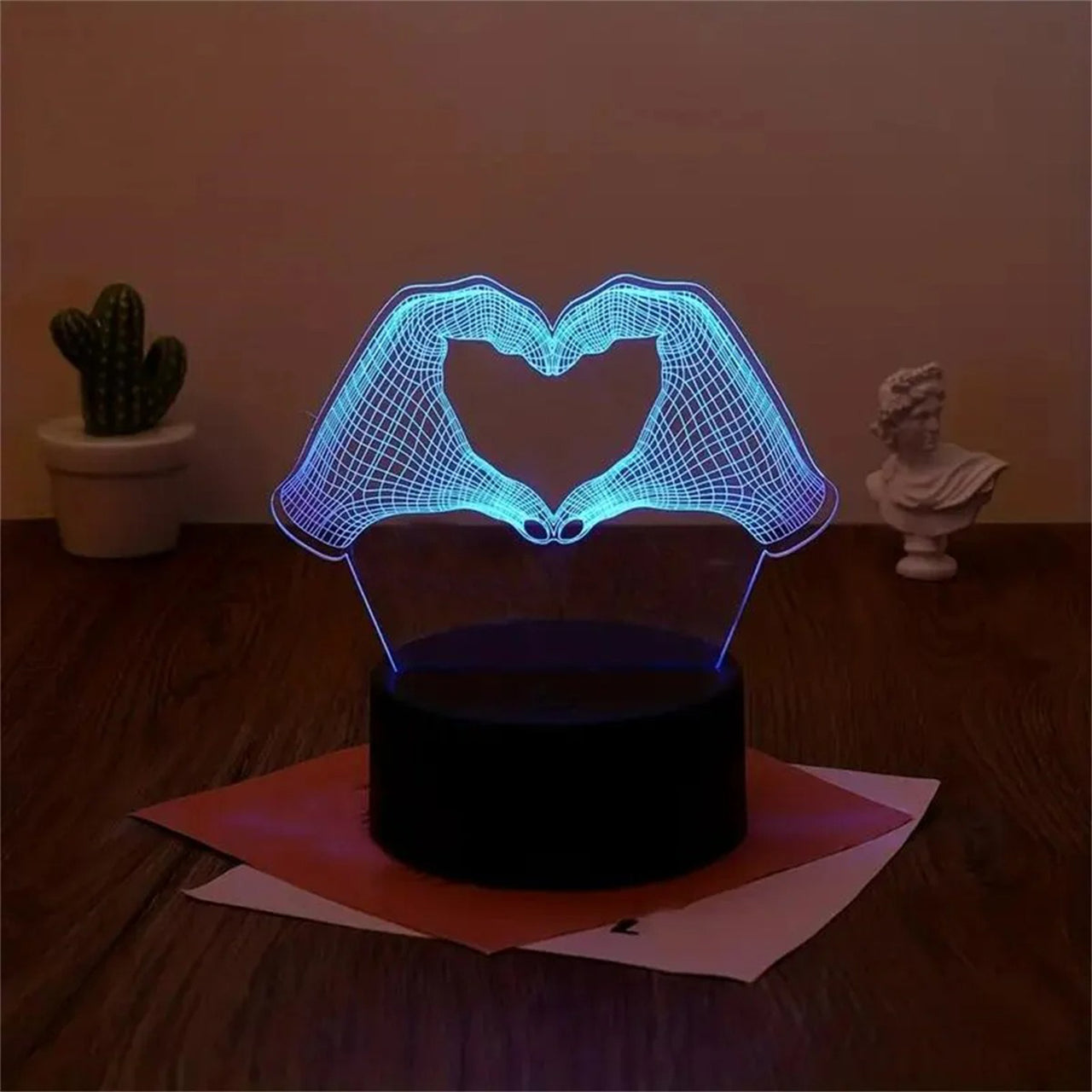 Love 3D Designed Night Lamp