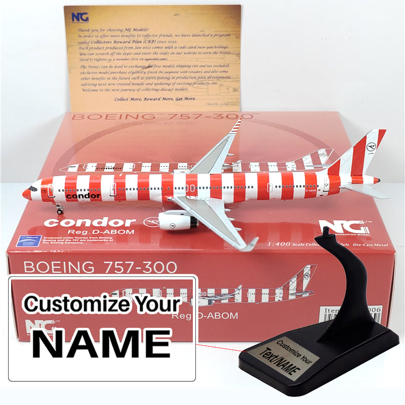 Condor Airlines Boeing B757-300 D-ABOM Airplane Model (1:400 Scale)