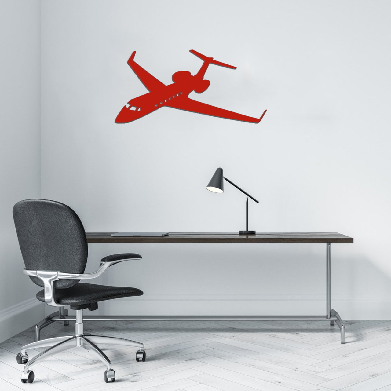 Amazing Business Jet Aircraft (FL-14) Designed Wall Metal Signs