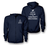 Thumbnail for Aircraft Mechanic Designed Zipped Hoodies