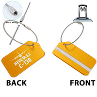 Thumbnail for Hercules C-130 & Plane Designed Fashion Metal Luggage Tags