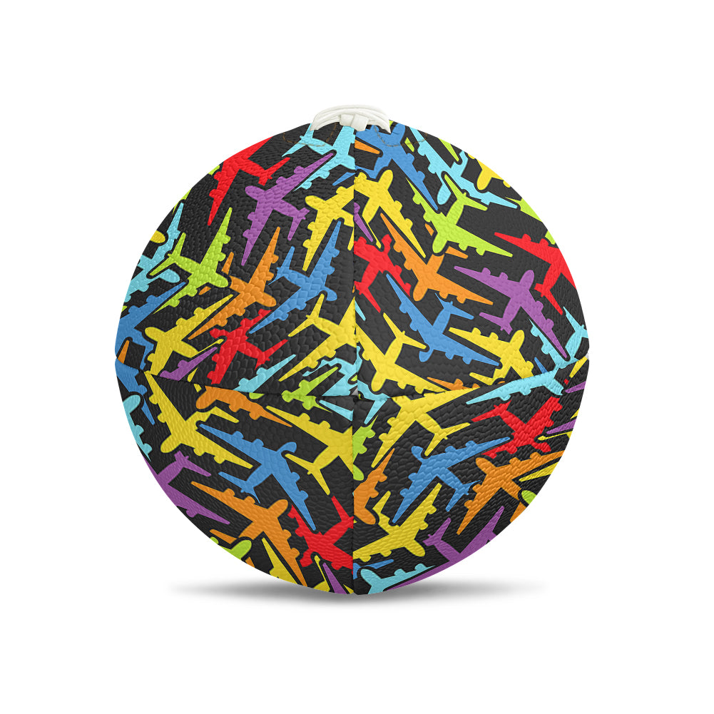 Super Colourful Airplanes Designed Rugby