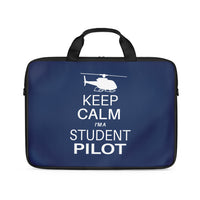Thumbnail for Student Pilot (Helicopter) Designed Laptop & Tablet Bags