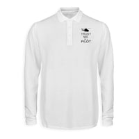 Thumbnail for Trust Me I'm a Pilot (Helicopter) Designed Long Sleeve Polo T-Shirts