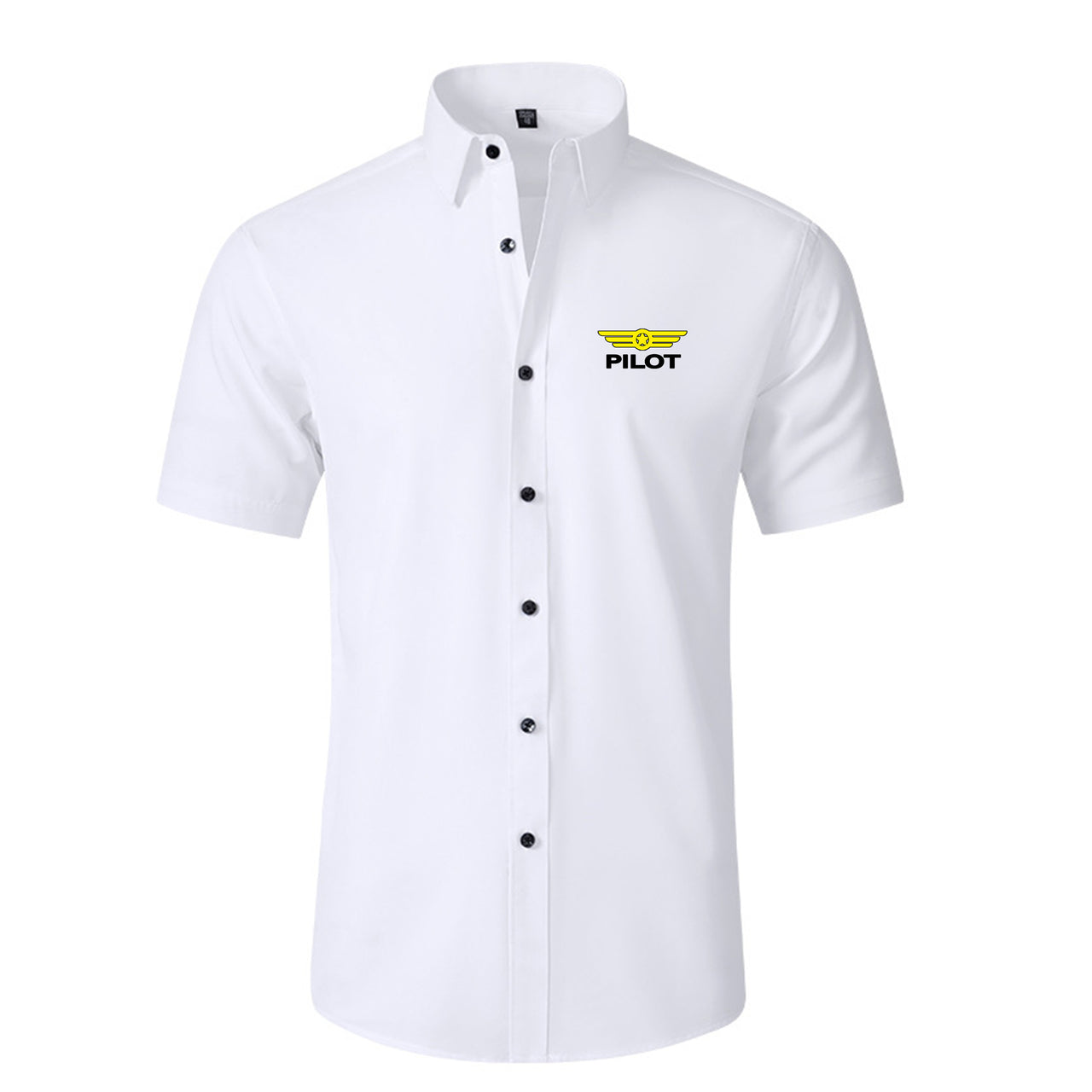 Pilot & Badge Designed Short Sleeve Shirts