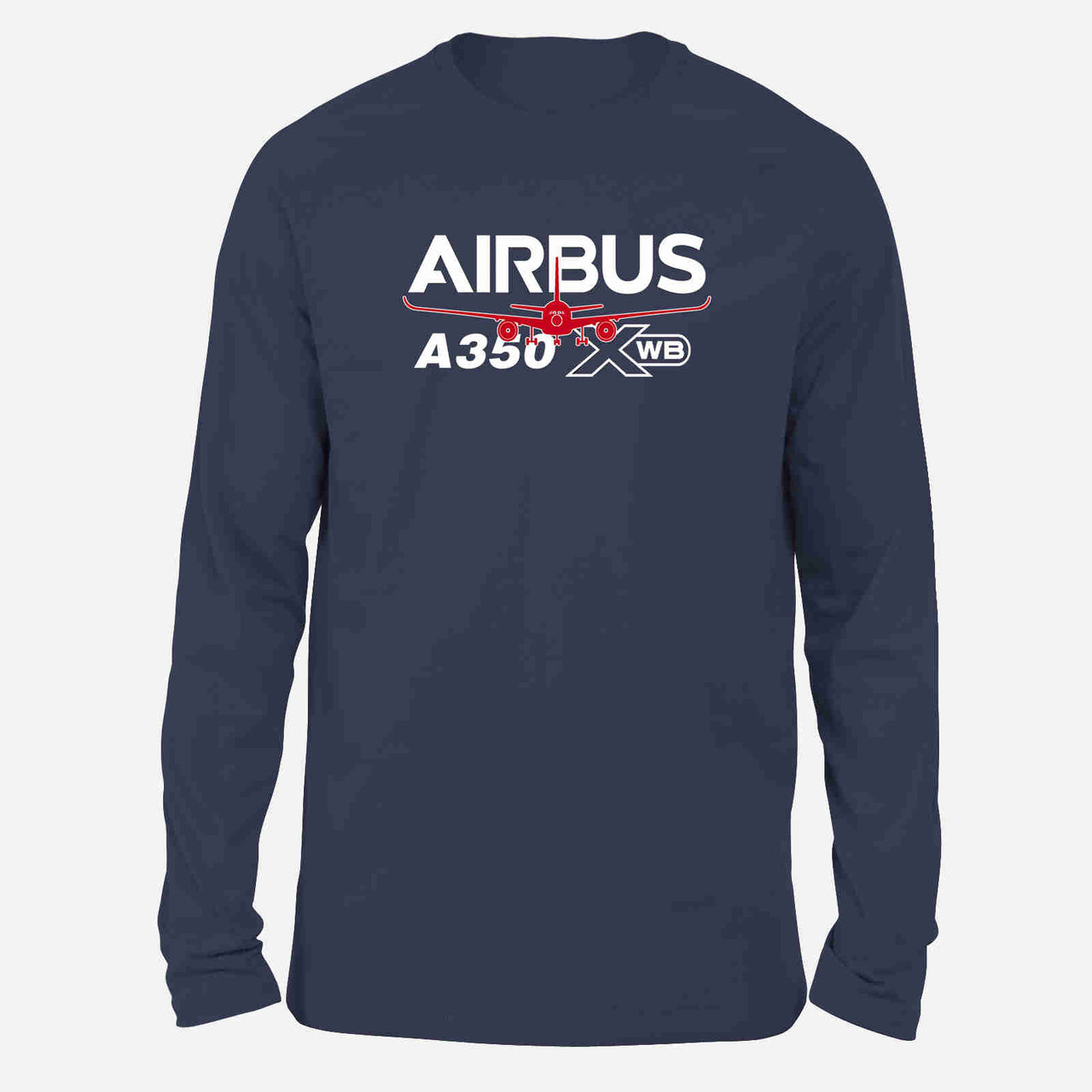 Amazing Airbus A350 XWB Designed Long-Sleeve T-Shirts