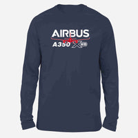 Thumbnail for Amazing Airbus A350 XWB Designed Long-Sleeve T-Shirts