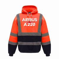 Thumbnail for Amazing Airbus A220 Designed Reflective Hoodies