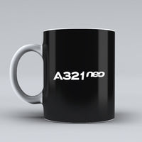 Thumbnail for A321neo & Text Designed Ceramic White Mugs
