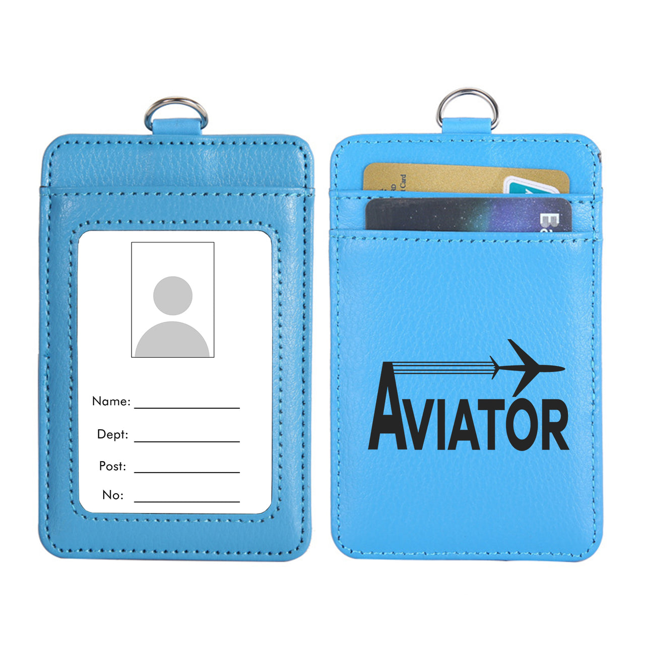 Aviator Designed ID Card Holder