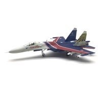 Thumbnail for 1/100 Russia SU-27 Warrior Flanker Fighter Military Airplane Model