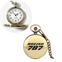 Thumbnail for Boeing 787 & Text Designed Pocket Watches
