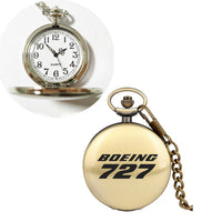 Thumbnail for Boeing 727 & Text Designed Pocket Watches