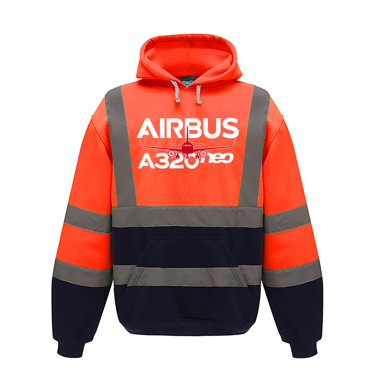 Amazing Airbus A320neo Designed Reflective Hoodies