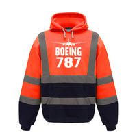 Thumbnail for Boeing 787 & Plane Designed Reflective Hoodies