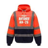 Thumbnail for Antonov AN-26 & Plane Designed Reflective Hoodies