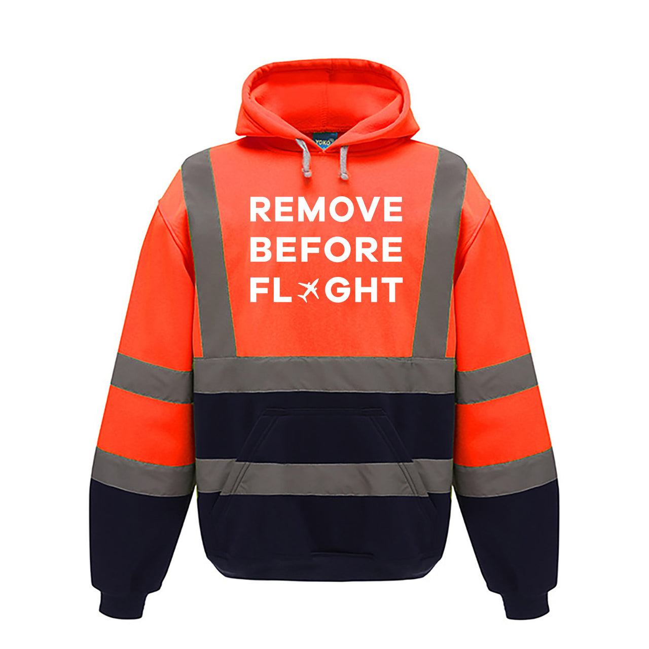Remove Before Flight Designed Reflective Hoodies