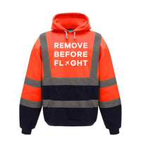 Thumbnail for Remove Before Flight Designed Reflective Hoodies