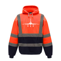 Thumbnail for Concorde Silhouette Designed Reflective Hoodies
