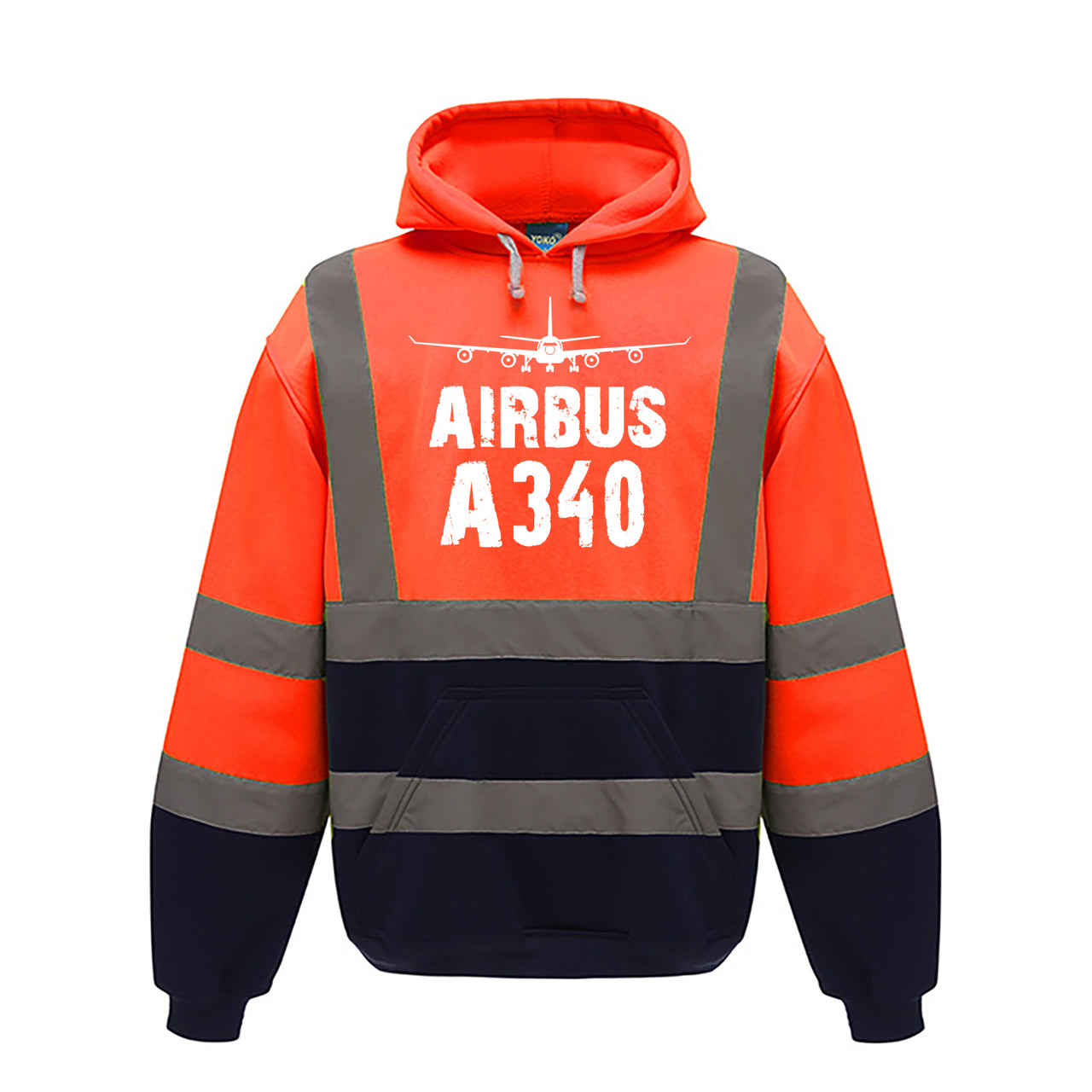 Airbus A340 & Plane Designed Reflective Hoodies