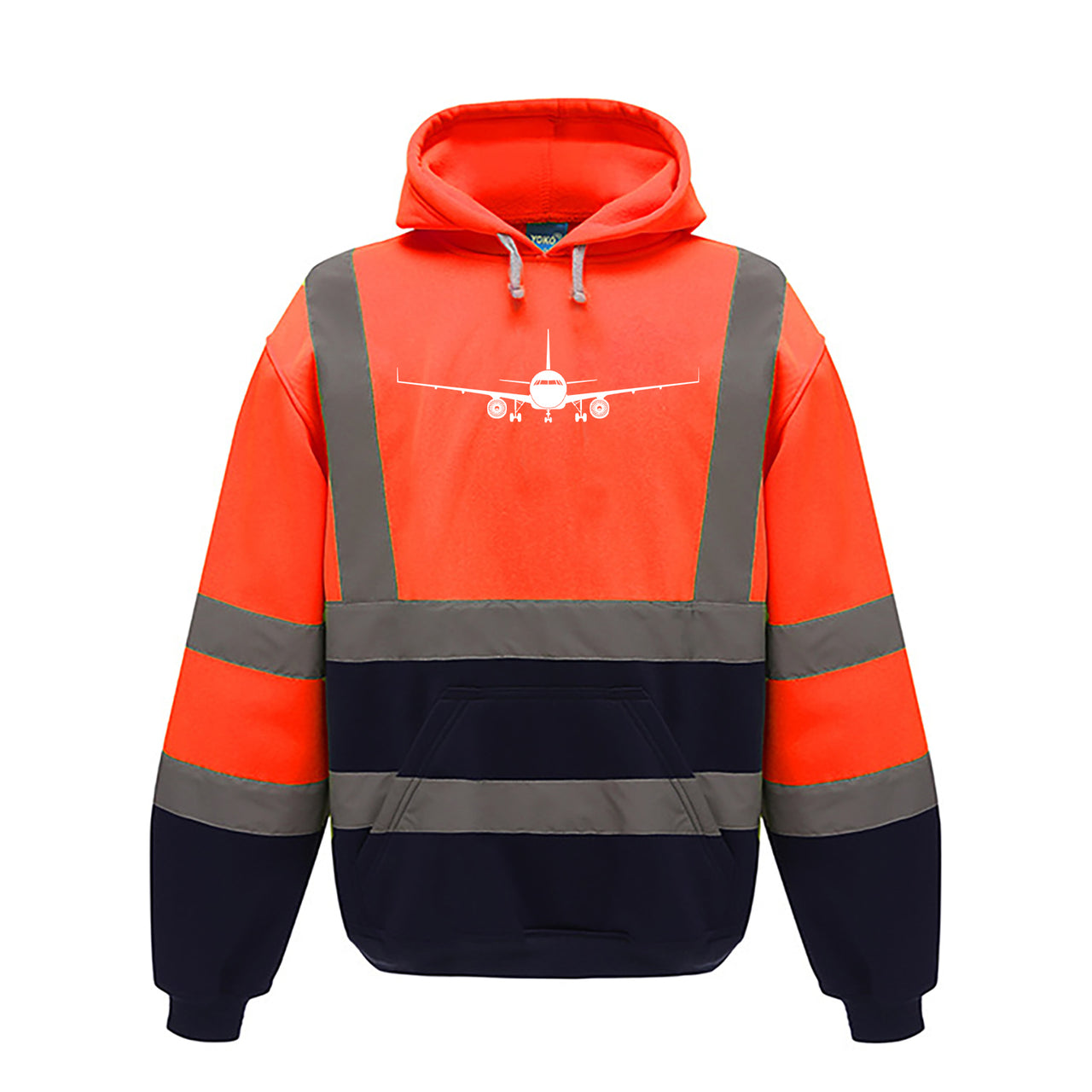 Airbus A320 Silhouette Designed Reflective Hoodies