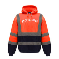 Thumbnail for Special BOEING Text Designed Reflective Hoodies
