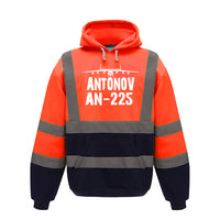 Thumbnail for Antonov AN-225 & Plane Designed Reflective Hoodies