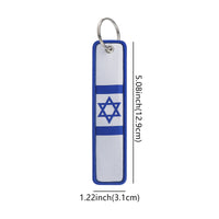 Thumbnail for Israel Flag Designed Key Chains