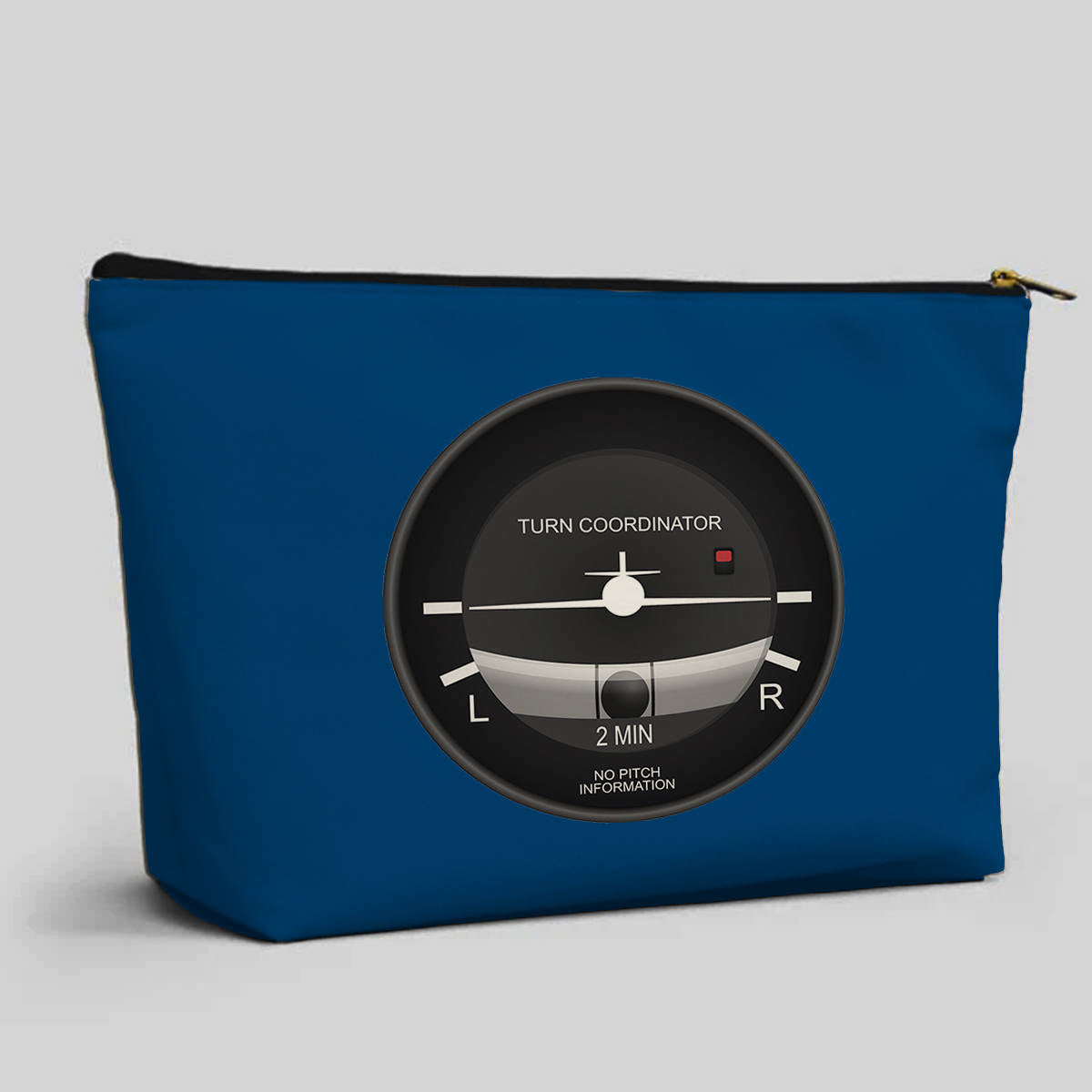 Airplane Instruments (Turn Coordinator) Designed Zipper Pouch