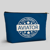 Thumbnail for %100 Original Aviator Designed Zipper Pouch
