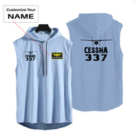 Thumbnail for Cessna 337 & Plane Designed Hooded Tank Tops