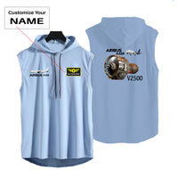 Thumbnail for Airbus A320 & V2500 Engine Designed Hooded Tank Tops