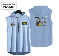 Thumbnail for Airbus A380 & GP7000 Engine Designed Hooded Tank Tops