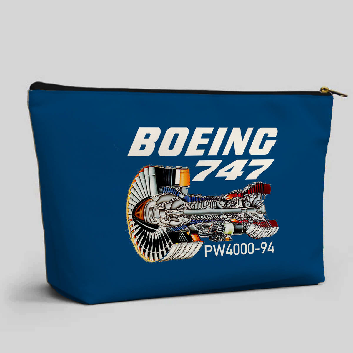 Boeing 747 & PW4000-94 Engine Designed Zipper Pouch