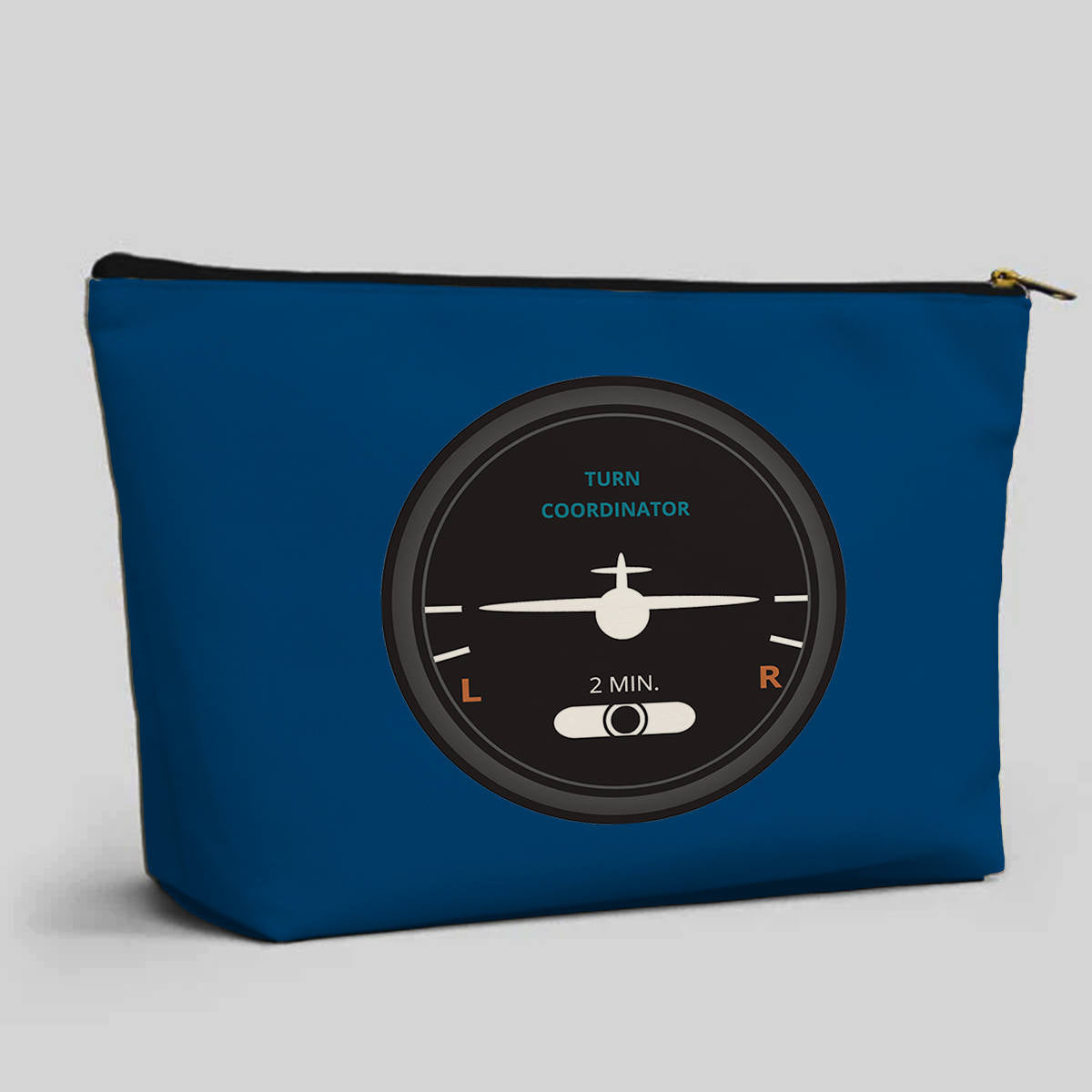 Airplane Instruments (Turn Coordinator 2) Designed Zipper Pouch