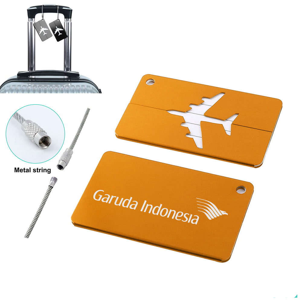 Garuda Indonésia Airlines Designed Aluminum Luggage Tags