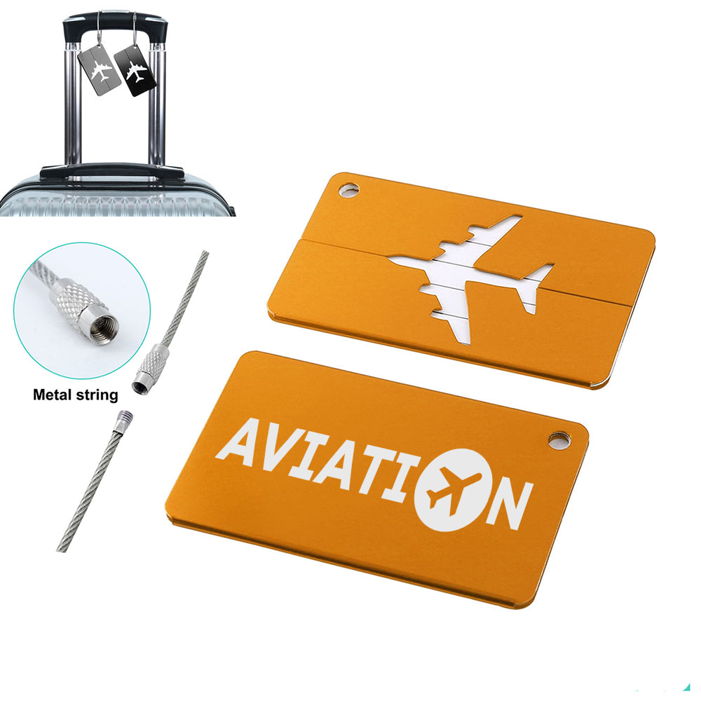 Aviation Designed Aluminum Luggage Tags