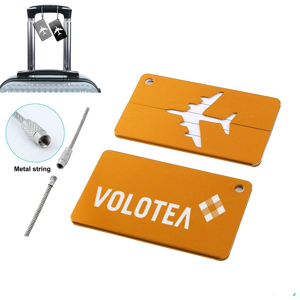 Volotea Airlines Designed Aluminum Luggage Tags